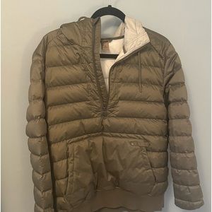 1/4 zip puffy jacket